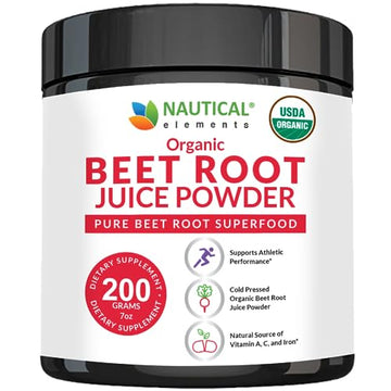 Beet Juice Powder Organic - Cold Pressed - 20:1 Concentrate - Concentrated Beet Root Nautical Elements buy supplements canada