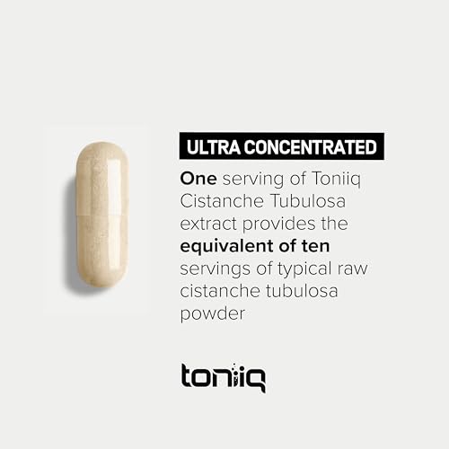 Toniiq Cistanche Tubulosa - (4000mg) Pure Cistanche Supplement for Men - 10x Highly Toniiq buy supplements canada