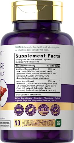 Carlyle Liver Support Supplement | 90 Capsules | Powerful Complex | Liver Care Formula Carlyle buy supplements canada