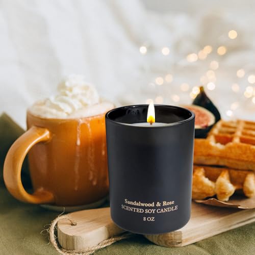 Sandalwood Rose Scented Candles, Christmas Birthday Candle Gifts for Women, Best Friends Kelly's Custom Candles buy supplements canada
