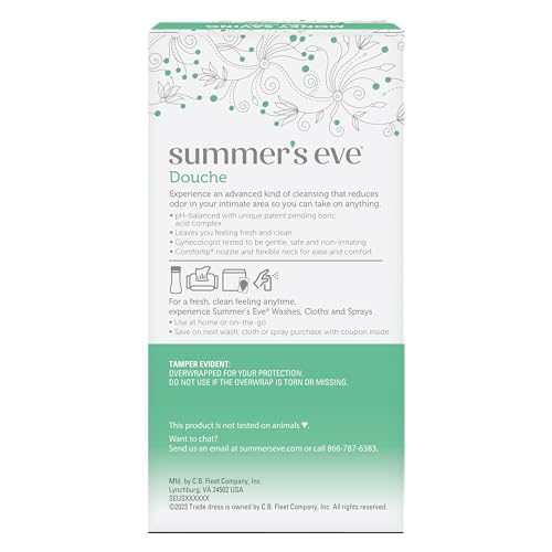 Summer's Eve Feminine Douche, Complete Clean Odor Reduction with Boric Acid Complex, 2 Units Summer's Eve buy supplements canada
