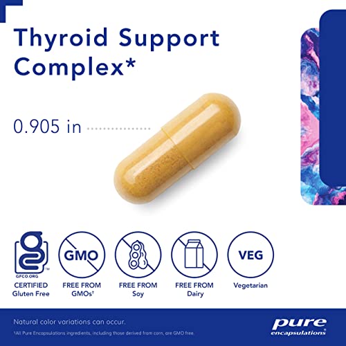 Pure Encapsulations Thyroid Support Complex - Hypoallergenic Supplement with Herbs Pure Encapsulations buy supplements canada