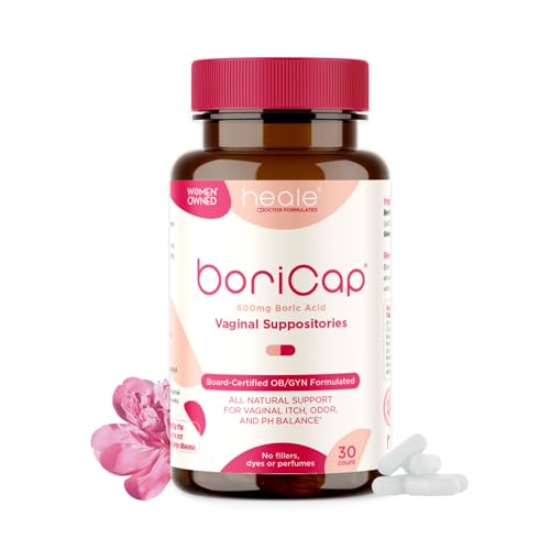 BoriCap - Boric Acid Suppositories for Women - 600 mg - Vaginal Health, pH Balance, Itch & Odor - Natural BoriCap buy supplements canada