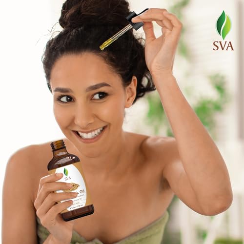SVA Fenugreek Oil 4oz (118ml) Premium Carrier Oil with Dropper for Hair Care, Hair Oiling, Scalp Massage SVA ORGANICS buy supplements canada