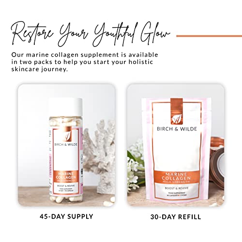 Birch & Wilde Marine Collagen Peptides for Beautiful Skin & Hair and Stronger Bones & Joints BIRCH & WILDE buy supplements canada