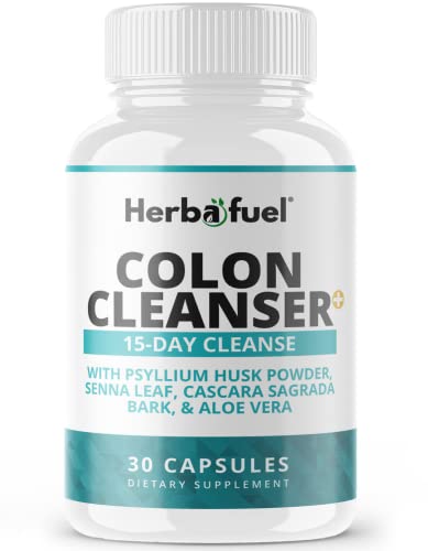 Herbafuel Colon Cleanse - Supports Detox, Gut Health, & Bloating Relief - Contains Herbs Herbafuel buy supplements canada