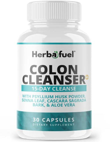 Herbafuel Colon Cleanse - Supports Detox, Gut Health, & Bloating Relief - Contains Herbs Herbafuel buy supplements canada