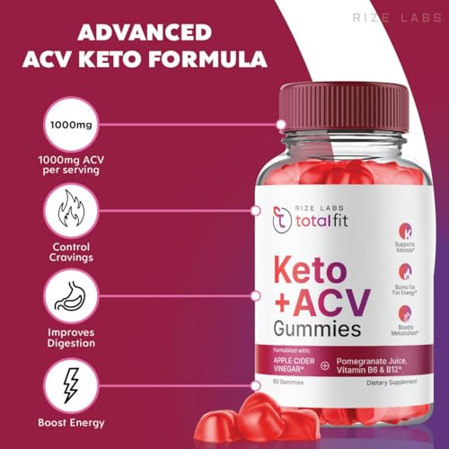 (2 Pack) Total Fit Keto ACV Gummies Advanced Weight Loss, Total Fit Keto ACV + BCB Gummies rize labs buy supplements canada