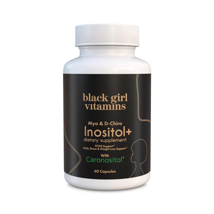 Black Girl Vitamins Inositol Supplement, 2000mg Myo + 50mg D-Chiro, Vegan Capsules to Support Hormone Balance Black Girl Vitamins buy supplements canada