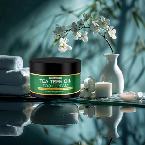 Tea Tree Oil Foot Cream For Dry Cracked Heels Repair - Natural Foot Cream For Dry Cracke USA Naturals buy supplements canada