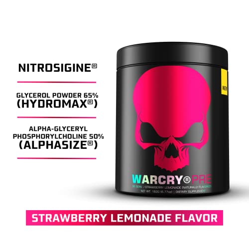 WARCRY Pre-Workout Powder - Ultra Energy, Strength, Clear Focus & Pumps with Nitrosigine WARCRY buy supplements canada