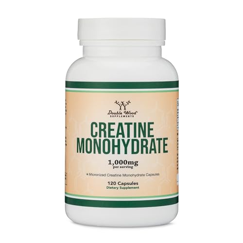 Creatine Pills 1,000mg Per Serving (120 Creatine Capsules) Micronized Creatine Double Wood Supplements buy supplements canada