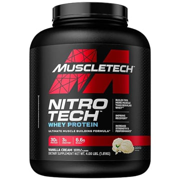 MuscleTech Whey Protein Powder | MuscleTech Nitro-Tech | Isolate & Peptides MuscleTech buy supplements canada