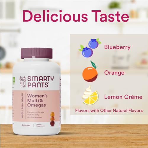 SmartyPants Women's Multivitamin Gummies: Omega 3 Fish Oil (EPA/DHA), Methylfolate SmartyPants buy supplements canada