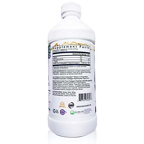 LiquiVive Liquid Collagen Protein Peptides Concentrate | Pure Hydrolyzed Super Multi Collagen Life Miracle buy supplements canada