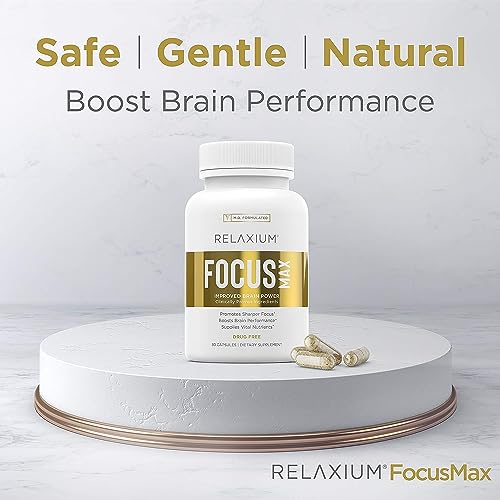 Relaxium FocusMax, Brain & Focus Health Supplement, Proven Concentration Relaxium buy supplements canada