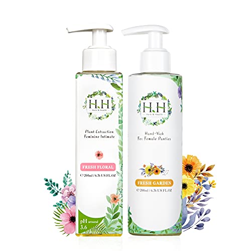 Feminine Wash+Panties Stain Remover Detergent - Natural Essential Oil Scent Vaginal Wash Women HH Herb & Health buy supplements canada
