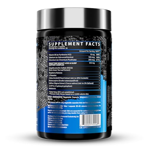 Nutrex Lipo 6 Nighttime Fat Burner | Melatonin Sleep Aid & Weight Loss Diet Pills Nutrex Research buy supplements canada