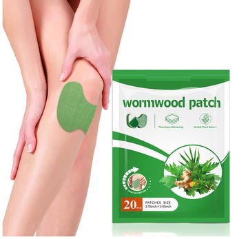 NiTa HyHy Wormwood Knee Pain Patches,Herbal Knee Patches for Pain Relief Extra Strength,Sciatica Pain Relief,for Knee, Back, Neck, Shoulder,20 Count NiTa HyHy buy supplements canada