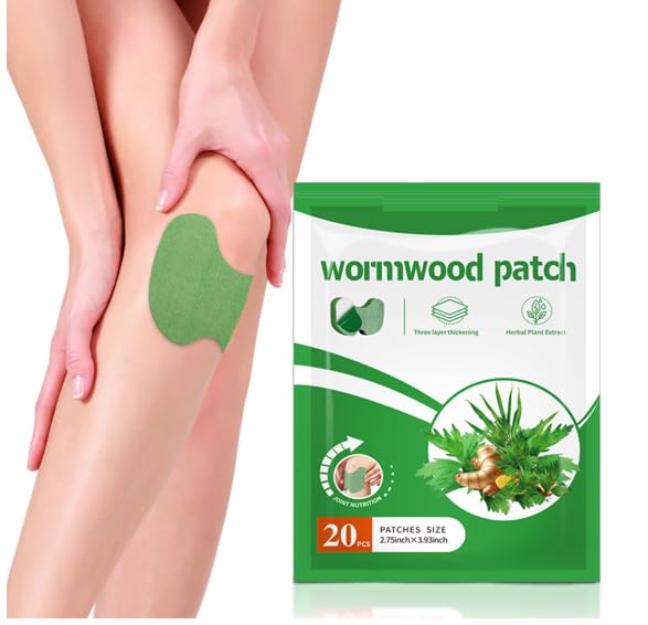 NiTa HyHy Wormwood Knee Pain Patches,Herbal Knee Patches for Pain Relief Extra Strength,Sciatica Pain Relief,for Knee, Back, Neck, Shoulder,20 Count NiTa HyHy buy supplements canada