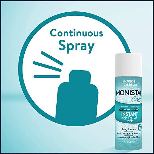 Monistat Instant Itch Relief Spray for Women, Maximum Strength Feminine Itch Care, 2 oz Monistat buy supplements canada
