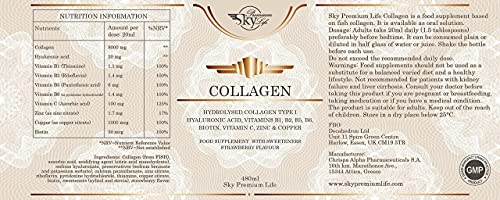 Sky Premium Life Hydrolysed Collagen Type I Food Supplement - Strawberry Taste Sky Premium Life buy supplements canada