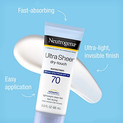 Neutrogena Ultra Sheer Dry-Touch Sunscreen Lotion, Broad Spectrum SPF 70 UVA/UVB Neutrogena buy supplements canada