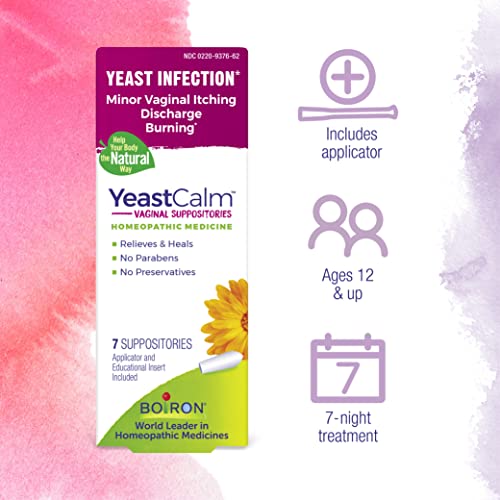 Boiron YeastCalm Homeopathic Suppositories for Yeast Infections, Burning, Discharge Boiron buy supplements canada