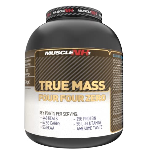 MuscleNh2 True Mass Four Four Zero Mass Gainer Protein Powder, High Calories and Protein MuscleNh2 buy supplements canada
