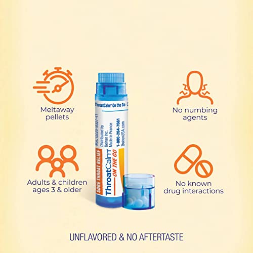 Boiron ThroatCalm On The Go for Pain Relief from Red, Dry, Scratchy, Sore Throats and Hoarseness Boiron buy supplements canada