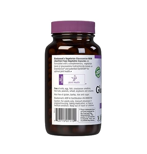 BlueBonnet Vegetarian Glucosamine Plus MSM Supplement, 120 Count ('743715011151) BlueBonnet buy supplements canada