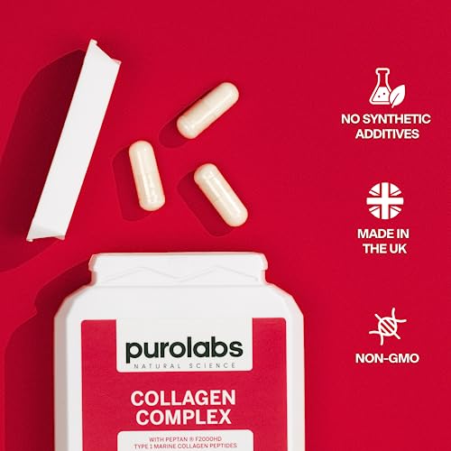 Marine Collagen Complex - Collagen Supplement for Women & Men - with Hyaluronic Acid & Vitamin C - High Strength Purolabs buy supplements canada