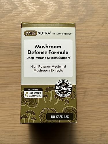 DailyNutra Mushroom Defense Formula - Immune Support Supplement | Organic DailyNutra buy supplements canada