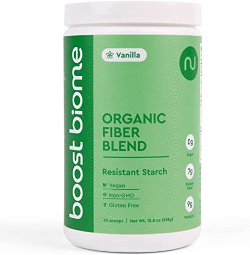 Boost Biome Fiber Supplement Organic Super Greens Powder – Supports Bloating Relief Boost Biome buy supplements canada