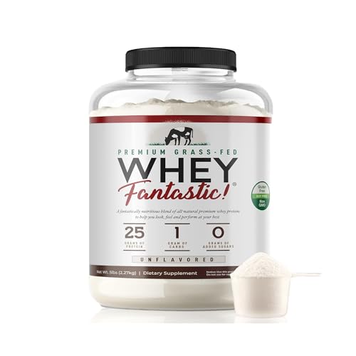 Whey Fantastic Unflavored - 100% Natural Grass Fed Whey Protein Powder - Unique 3 Fantastic Nutrition buy supplements canada