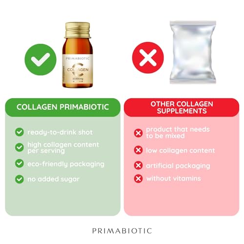 Primabiotic Collagen - Collagen Pack 30 Bottles 30 ml - High Collagen Content [10,000 mg] PRIMABIOTIC buy supplements canada