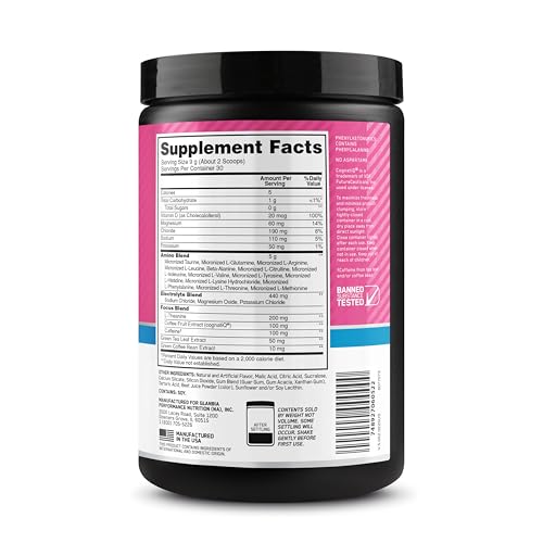 Optimum Nutrition Amino Energy Powder Plus Focus, with BCAA, Electrolytes, and Caffeine, Watermelon, 30 Servings (Packaging May Vary) Optimum Nutrition buy supplements canada