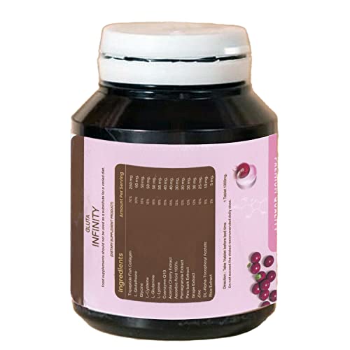 Gluta Infiniy 1000mg L-Glutathione Supplement Tripeptide Fish Collagen L-Glutamine Ascorbic Alizée Spa buy supplements canada