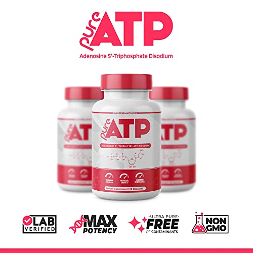 Pure ATP Capsules, Adenosine Triphosphate - Increase Energy, Endurance, Strength BulkStimulants.com buy supplements canada