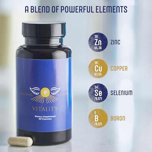 Amarna Alchemy Vitality Trace Minerals Supplement - Zinc with Copper, Selenium Amarna Alchemy buy supplements canada