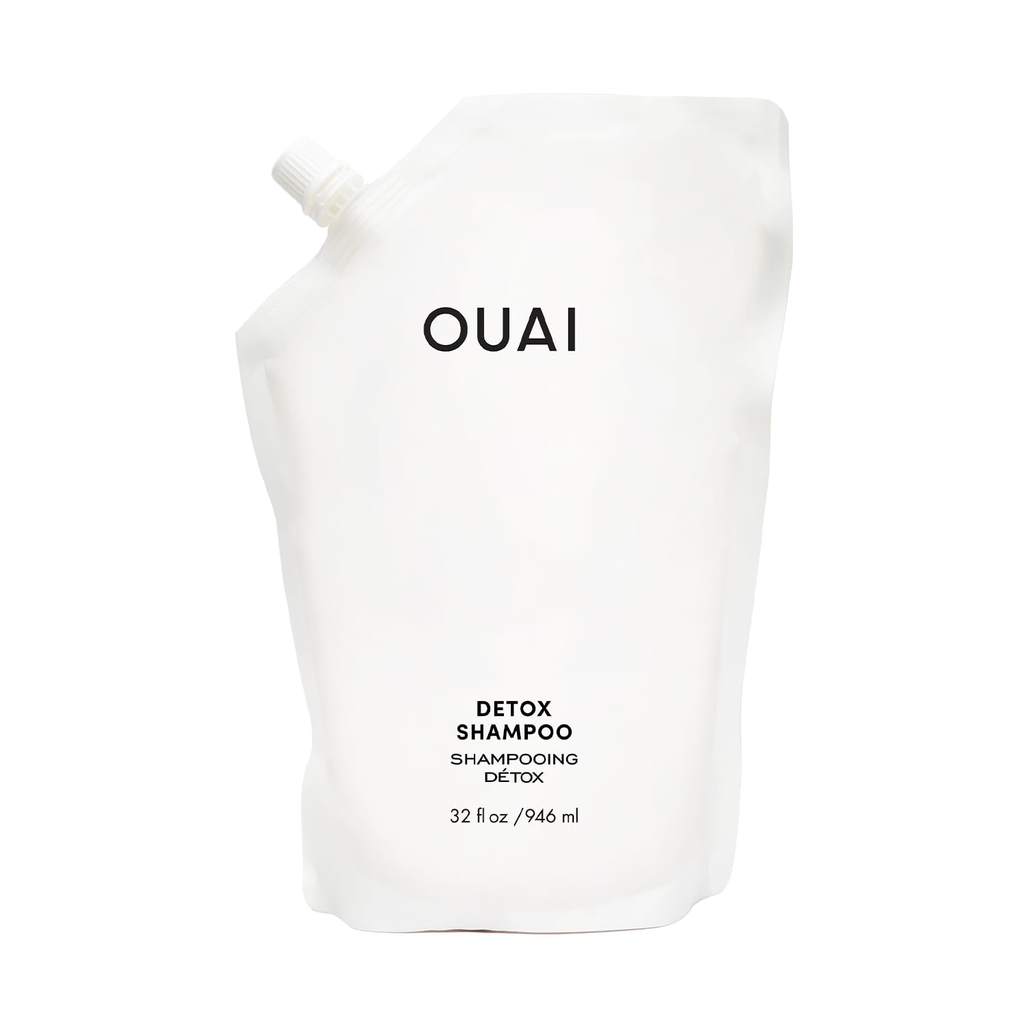 OUAI Detox Shampoo Refill - Clarifying Shampoo for Build Up, Dirt, Oil, Product and Hard Water - Apple Cider Vinegar & Keratin for Clean, Refreshed Hair - Sulfate-Free Hair Care (32 oz) OUAI buy supplements canada