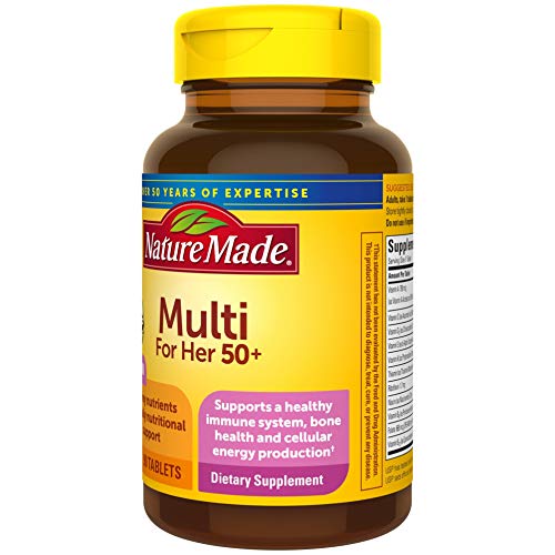 Nature Made Multivitamin For Her 50+ with No Iron, Womens Multivitamin for Daily Nutrition Nature Made buy supplements canada