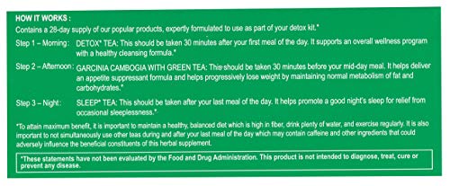 Hyleys Detox Tea for Cleanse and Weight Loss - 28 Day Kit - 84 Tea Bags (9 Pack) HYLEYS buy supplements canada