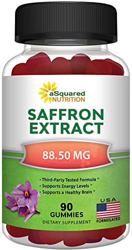 Saffron Gummies - Saffron Extract Supplement - Pure Gummy Supplements Alternative aSquared Nutrition buy supplements canada