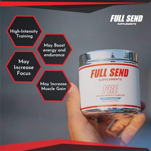 FULL SEND Pre Workout Powder with Beta Alanine, Preworkout Energy Supplement FULL SEND buy supplements canada