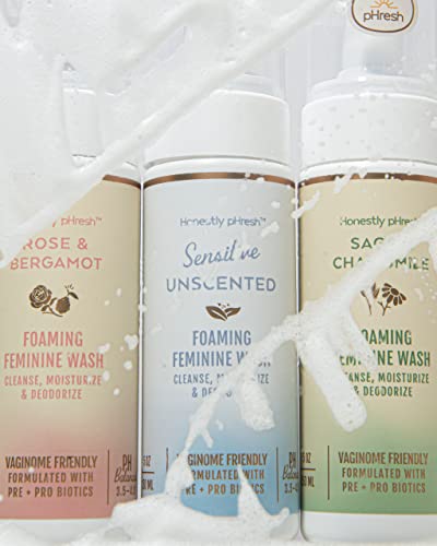 Honestly pHresh Natural Prebiotic & Probiotic Foaming Feminine Wash, pH Balanced with Essential Minerals Honestly pHresh buy supplements canada
