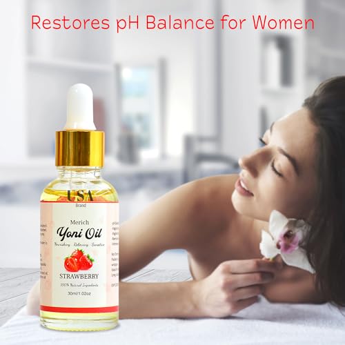 MERICH Natural Yoni Oil | Feminine Yoni Detox Oil | Naturally Scented Vaginal Oil | Restores pH Balance ANGELYCIA buy supplements canada