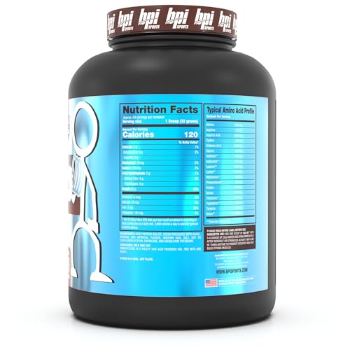 BPI Sports ISO HD Isolate Protein Chocolate Brownie - 69 Servings, 5.4 pounds BPI Sports buy supplements canada