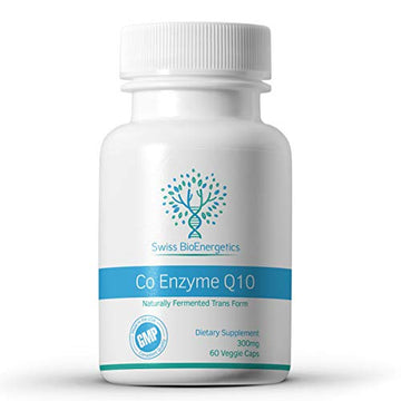 Co Enzyme Q10 CoQ10 300mg 60 Capsules - Superior Naturally Fermented Trans Form swiss bioenergetics buy supplements canada