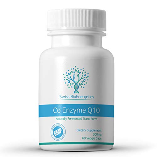 Co Enzyme Q10 CoQ10 300mg 60 Capsules - Superior Naturally Fermented Trans Form swiss bioenergetics buy supplements canada